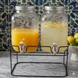8 Litre 2-in-1 Double Glass Juice Dispenser - 1