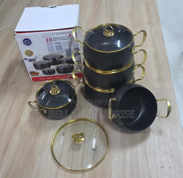 KAL Ambarey Cookware Set - 10 Pieces, Brand New - 1