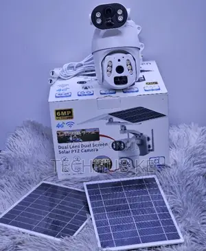 Kamera ya Solar PTZ Ubox 4G Dual Lens Isiyo na Maji