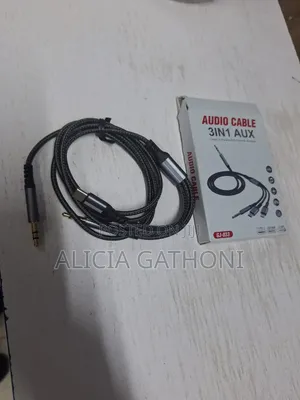 3-in-1 3.5mm Aux to 3.5mm/iOS/Type-C Cable