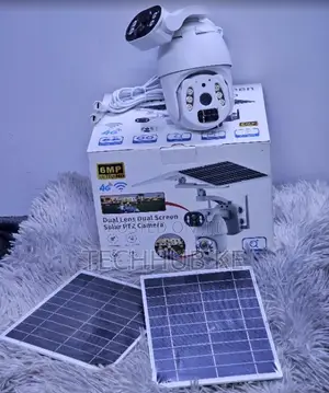 Kamera ya Usalama ya Nje ya 4G ya Solar 6MP PTZ (UBOX)