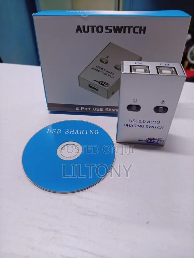 2-Port USB Auto Sharing Switch - 1
