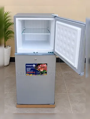 Volsmart 138L Friji la Mlango Mbili na Freezer Juu