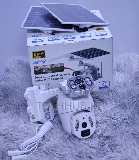 Solar Powered 6MP PTZ Wireless 4G UBOX Camera - 1