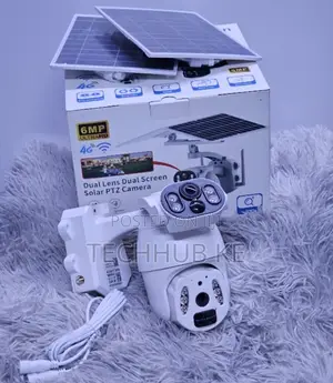 Solar Powered 6MP PTZ Wireless 4G UBOX Camera