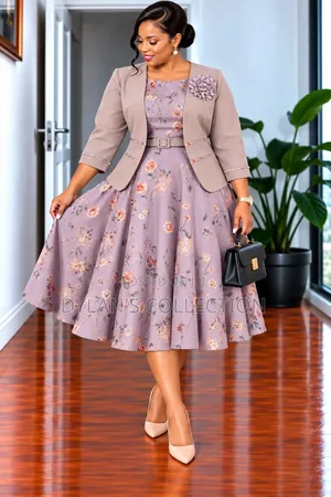 Floral Skater Dress - Cotton