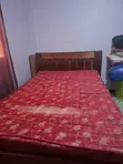 Mahogany Bed Frame & Mattress - 4x6 - 2