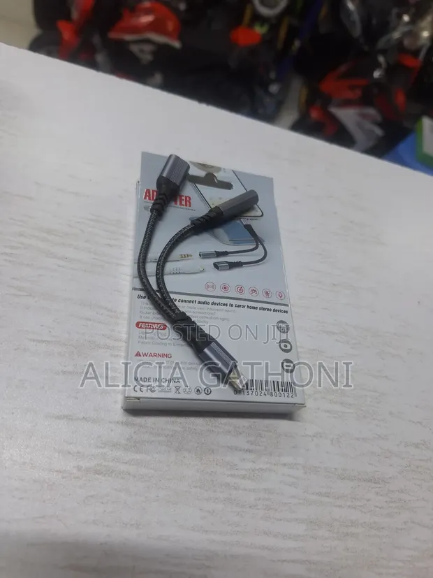 iPhone Lightning to Type-C + 3.5mm Aux Adapter - 1