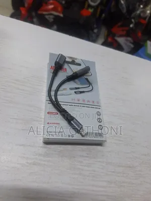iPhone Lightning to Type-C + 3.5mm Aux Adapter