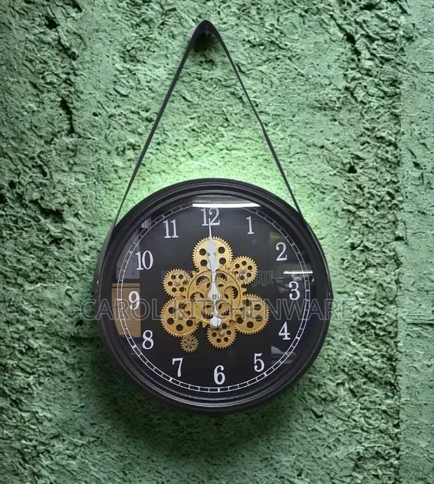 Rotating Moving Gear Wall Clock - 1