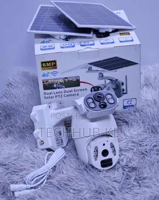 4G Solar CCTV Security Camera with Dual Lens & Real-Time Alerts - 1