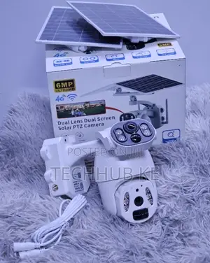 4G Solar CCTV Security Camera with Dual Lens & Real-Time Alerts