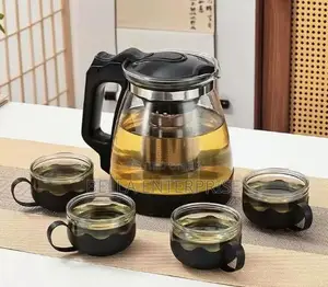 Tea Set with 1000ml Kettle and 4x 150ml Cups