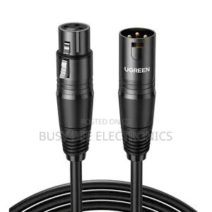 XLR Cables 3ft (1m) - 6 Pack, Professional Microphone Cables