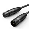 XLR Cables 3ft (1m) - 6 Pack, Professional Microphone Cables - 2