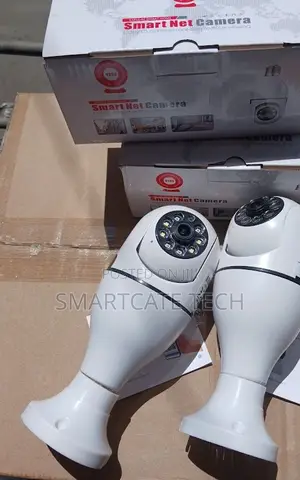 Smart WiFi Bulb Camera - 360° Security CCTV