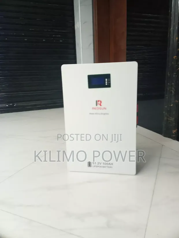 Redsun 5.12kWh LiFePO4 Lithium Battery 51.2V 100Ah - 1