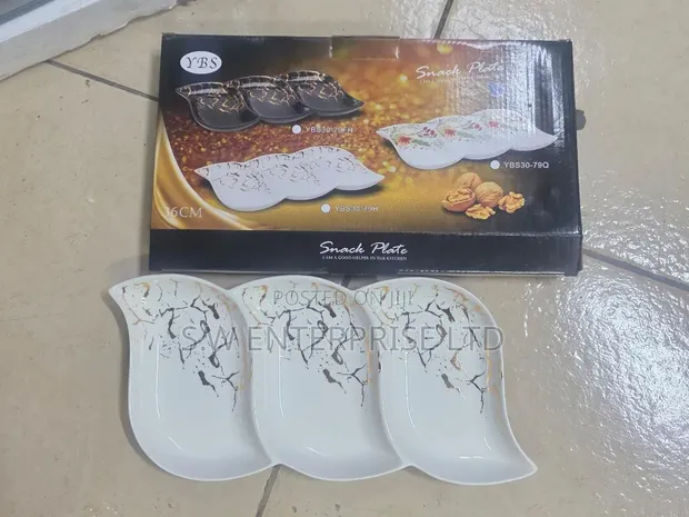 3-in-1 Ceramic Platter Set - 1