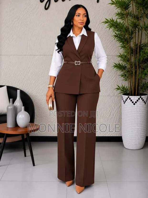 Classy Versatile Ladies Trouser Suit - 1