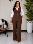 Classy Versatile Ladies Trouser Suit - 1