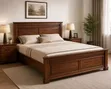 Queen Size Mahogany Bed - 2