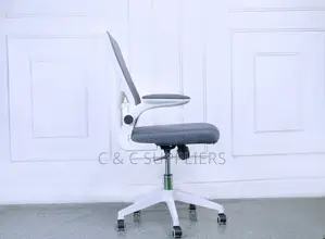 Kiti cha Ofisi cha Mesh cha Kati na Mkono Unaopinda