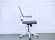 Medium Back Mesh Office Chair with Flip Armrests - 1
