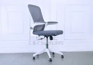 Medium Back Mesh Office Chair with Flip Armrests