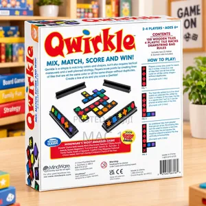 Qwirkle Colour & Shape Matching Game
