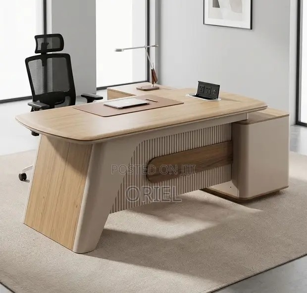 1.8m Executive L-Shaped CEO Desk - 1
