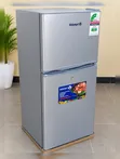 Volsmart 138L Silver Double Door Fridge with Freezer - 2