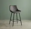 Barstool ya Kisasa ya Nyumbani - Nyeusi - 2