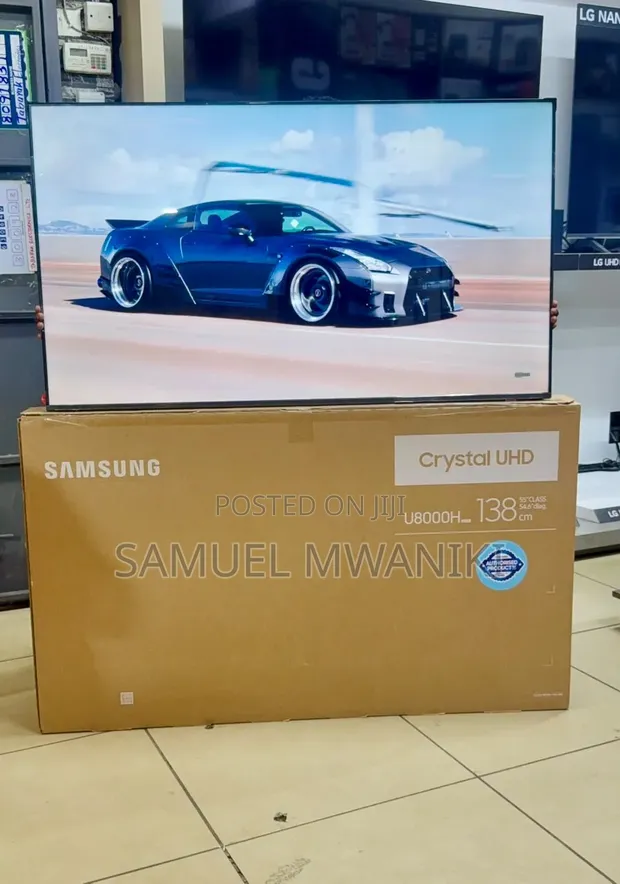 Samsung 55" 4K UHD LED Smart Tizen TV U8000F Frameless - 1