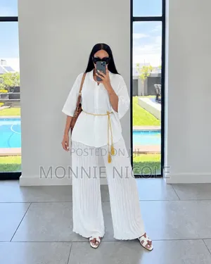 Trendy Women's Casual Linen Set
