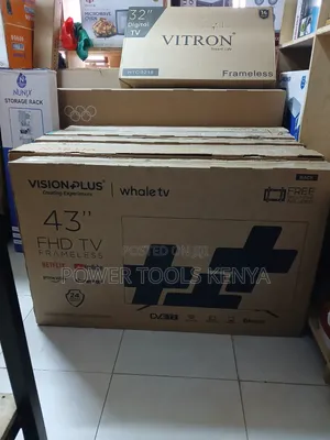 Vision Plus 43 Inch Frameless TV ya LED