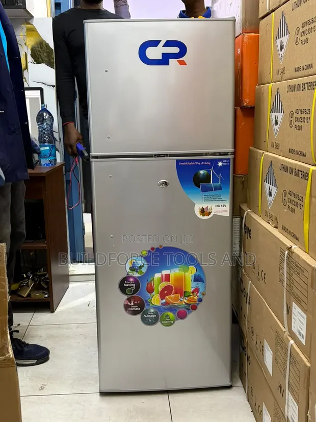 CR 142L Double Door DC 12V Solar Refrigerator - 1