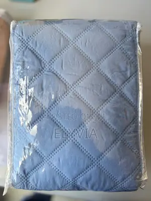 Quilted Pillow Protector Set - Light Grey