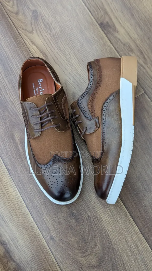 Berluti Leather Laced Casual Shoes - 1