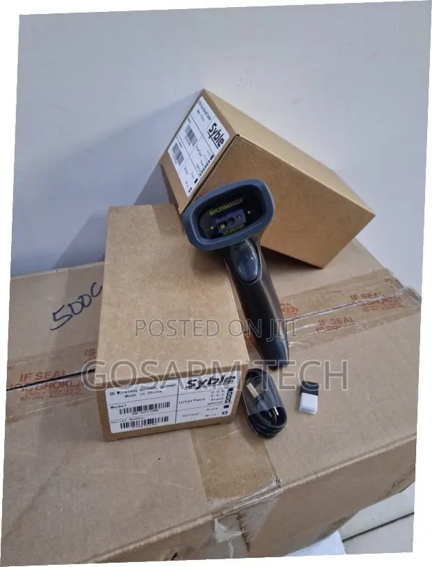 XB-6221RB Industrial Wireless Bluetooth Barcode Scanner - 1