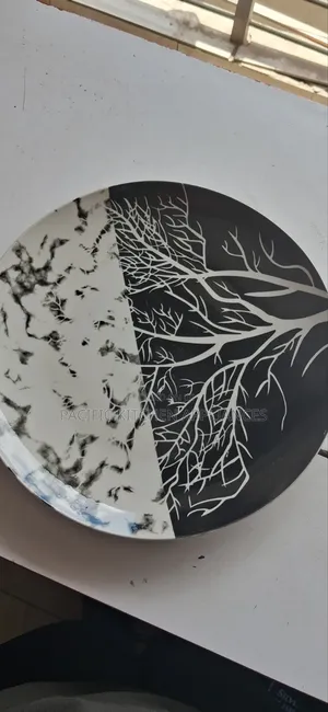 Set of 6 Ceramic Tree Plates