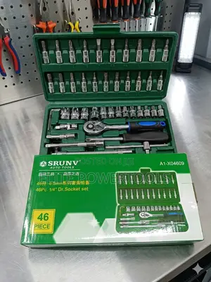 46-Piece 1/4" Drive Socket and Bit Set