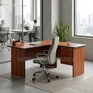 L Shape Office Table - Spacious Modern Workstation