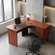 L Shape Office Table - Spacious Modern Workstation - 2