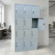 12-Door Metal Locker Cabinet - Office & Staff Storage - 3