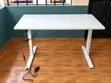 Electric Height Adjustable Office Desk - White - 1