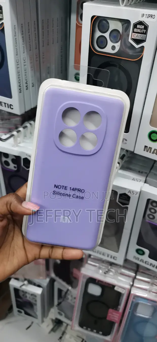 Light Purple Liquid Silicone Case for Xiaomi Redmi Note 14 Pro - 1