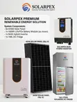 5KVA 10KWh LiFePO4 Battery Solar System na Paneli 6x625W & Friji ya DC - 1