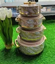 4 PCS Turkish Hotpots - 1000ml to 3500ml - 2
