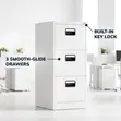 Vertical 3-Drawer Filing Cabinet - 3