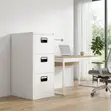 Vertical 3-Drawer Filing Cabinet - 4